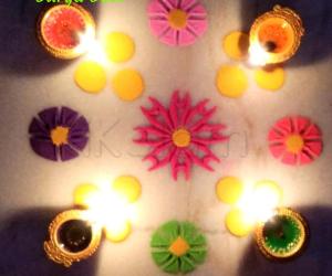 Karthigai Deepam special kolam 4