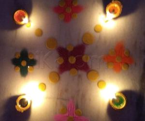 Karthigai Deepam special kolam 5