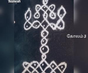 Karthigai Dheepam 2020 Diya Chikku Kolam 3