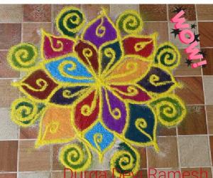 DD colour kolam☺