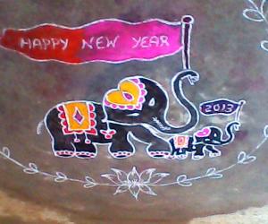 new year kolam