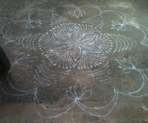 lines rangoli