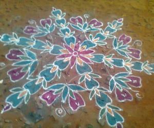 colorful rangoli