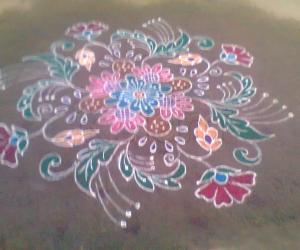 rangoli - kaanum pongal