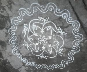 Friday kolam .