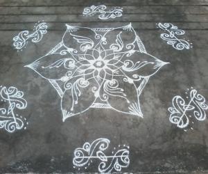 Daily simple rangoli