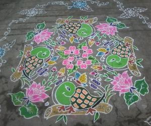 Rangoli: Happy new year....