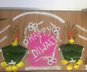 Diwali diyas...