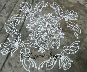 Simple rangoli... 