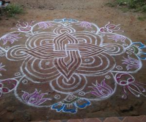 Friday Special swastick kolam