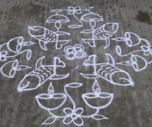 Fish Rangoli