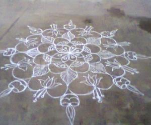 Aadi Sevai Rangoli