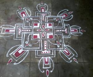 Freehand kolam