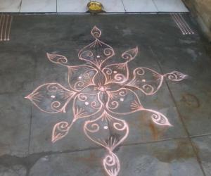 Evening kolam