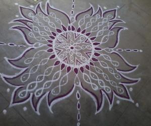 Fantastic Fusion kolam!