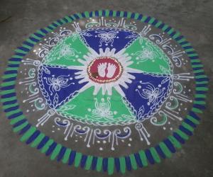 Krishna Jayanthi kolam!