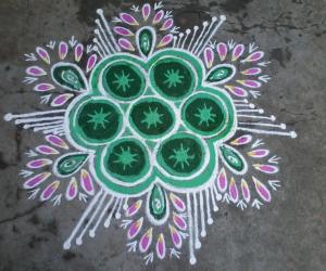 Colorful Rangoli!