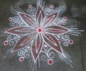 my small rangoli!