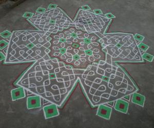 Another chikku kolam!!