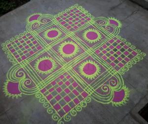 Friday kolam!