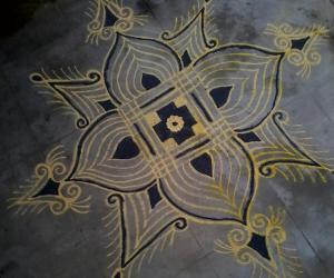 Thursday kolam!