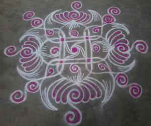 my simple one kolam!