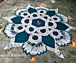 Margazhi kolam day-12!