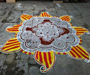 Margazhi kolam day-22!