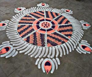 Margazhi kolam day-23!