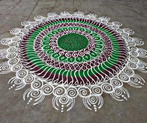 Margazhi kolam day-25!