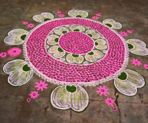 Margazhi kolam day-28!