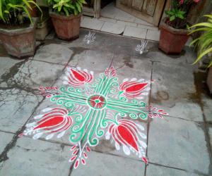 Monday kolam!