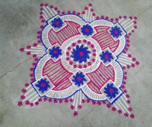 Freehand Rangoli!