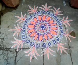 My daily kolam!