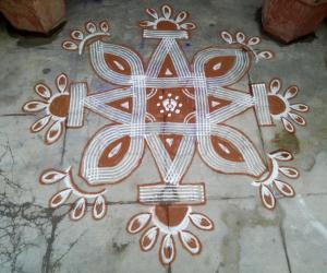 My Friday  kolam!