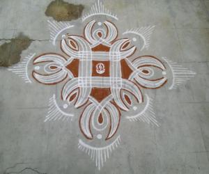 My Friday  kolam!