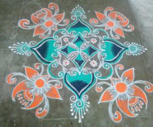 Margazhi kolam_17! Happy new year friends!