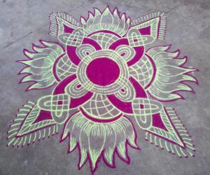 Daily kolam!