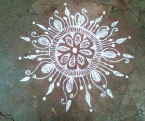 my daily kolam!