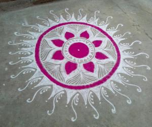 Daily kolam!