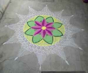 my rangoli!