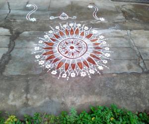 my daily kolam!