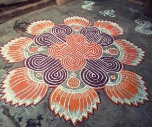 Margazhi kolam day-18!