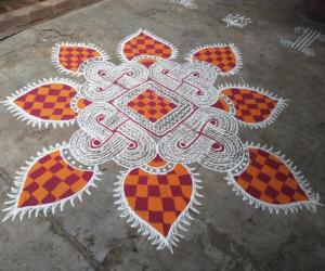 Margazhi kolam day-14!