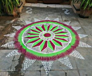 Margazhi kolam 23!