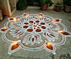 Ratha saptami spl kolam!