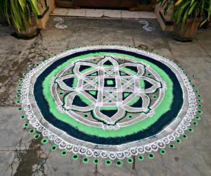 My daily kolam!