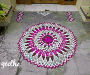 My daily kolam!