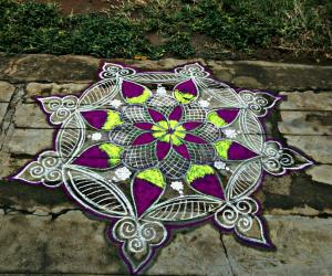 My daily kolam!