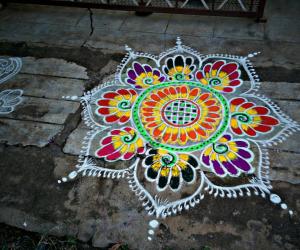 My daily kolam!